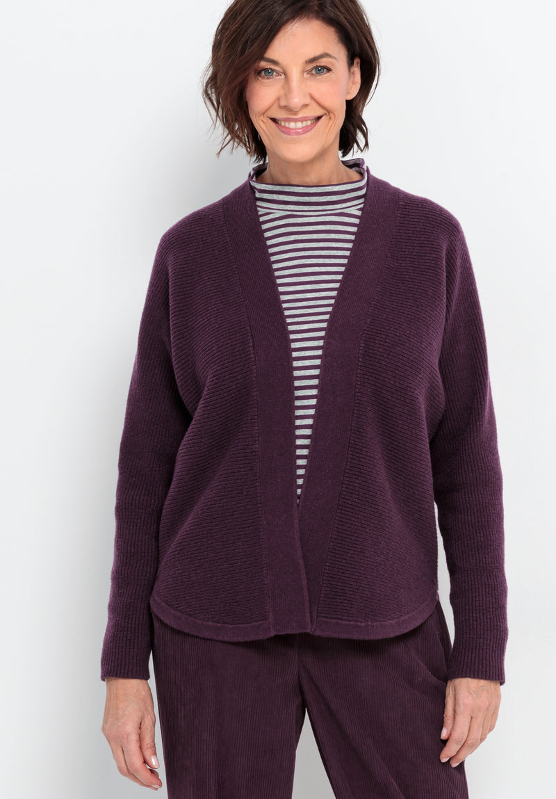 Simplicité Otis Cardigan - Mulberry