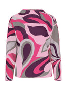 Simplicité Undine Print Jumper - Red