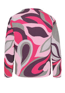 Simplicité Undine Print Jumper - Red