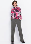 Simplicité Undine Print Jumper - Red