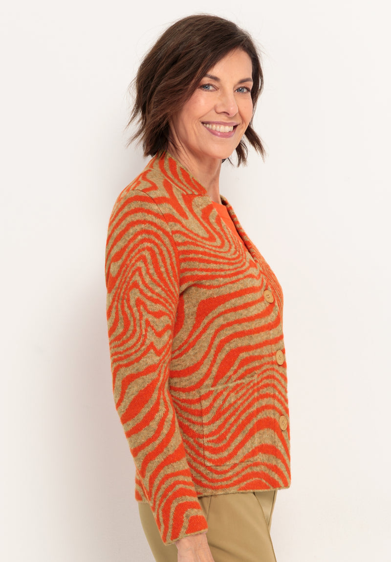 C´Est La Vie Kosmos Cardigan - Red