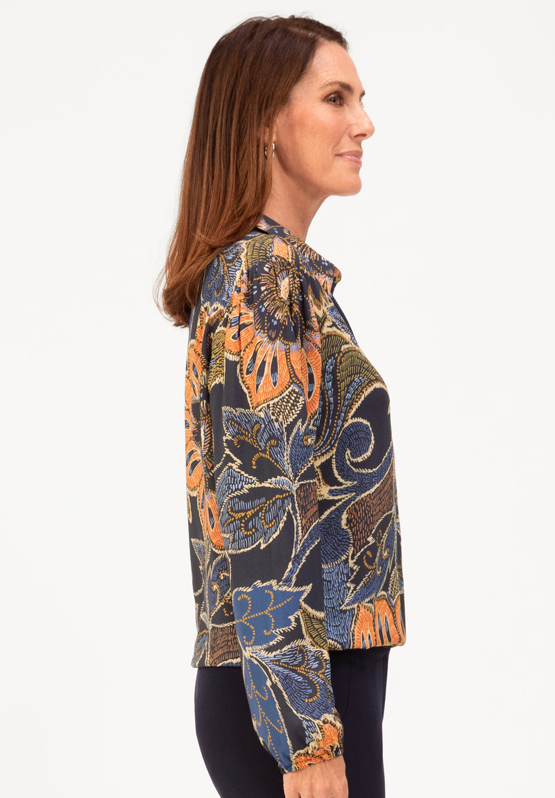 C´Est La Vie Adina Blouse - Blue