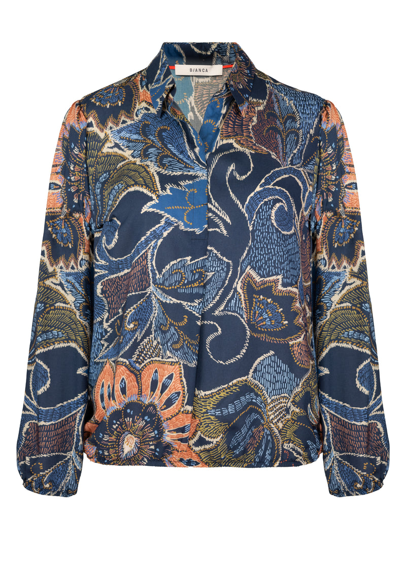 C´Est La Vie Adina Blouse - Blue