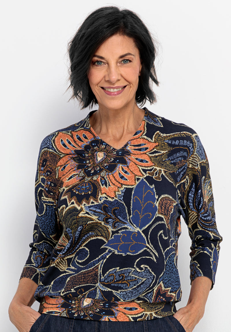 C´Est La Vie Kayla T-Shirt - Blue