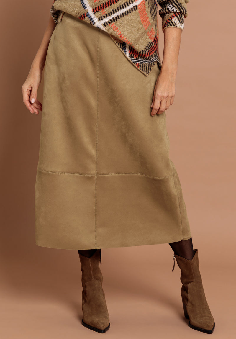 C´Est La Vie Kina Skirt - Toffee
