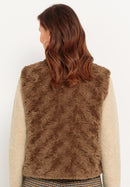Simplicité Tabea Gilet - Chestnut
