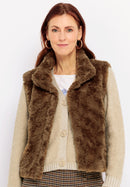 Simplicité Tabea Gilet - Chestnut