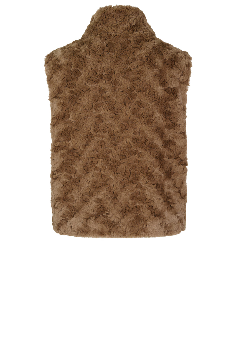 Simplicité Tabea Gilet - Chestnut