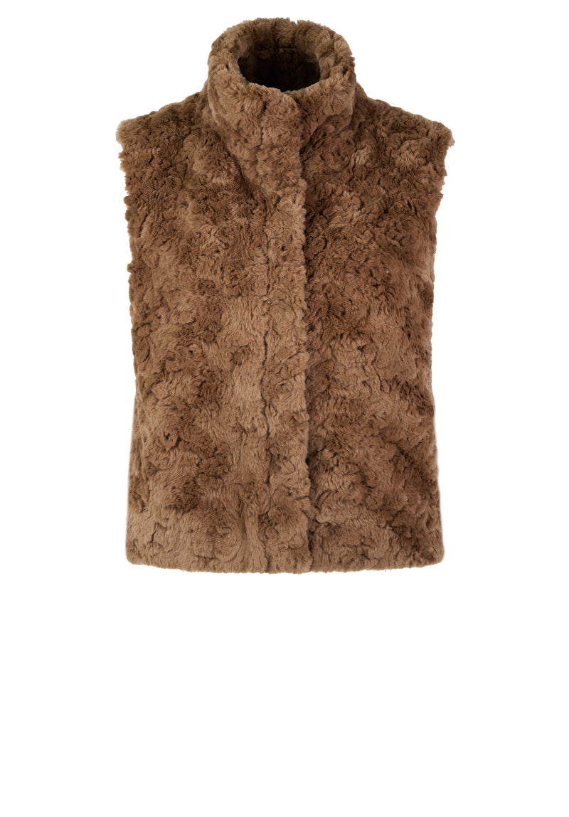 Simplicité Tabea Gilet - Chestnut