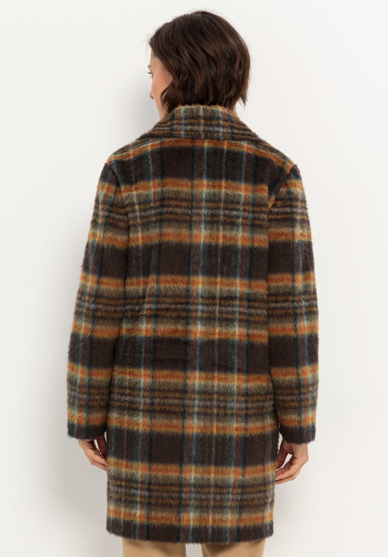 C´Est La Vie Jane Check Jacket - Brown