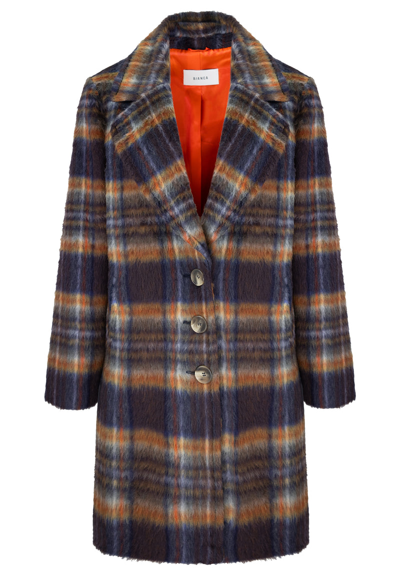 C´Est La Vie Jane Check Jacket - Brown