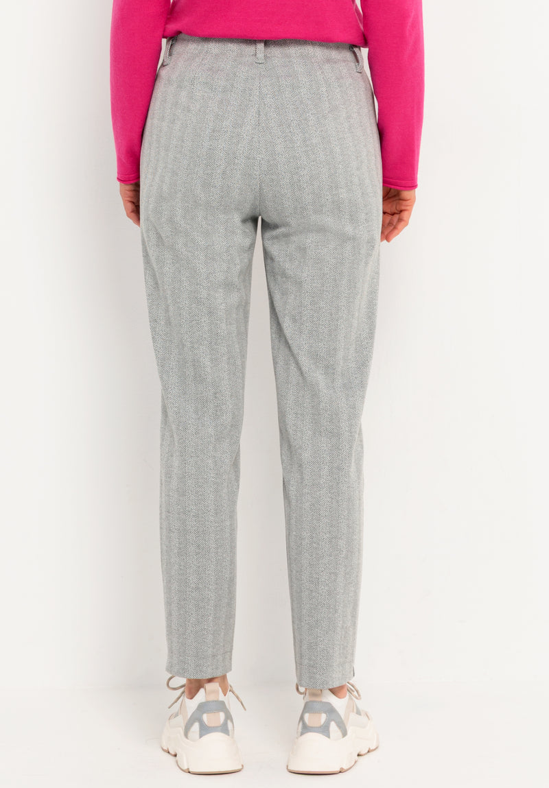 Simplicité Denver Trouser - Iron Melange