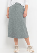 Simplicité Erin Skirt - Iron Melange