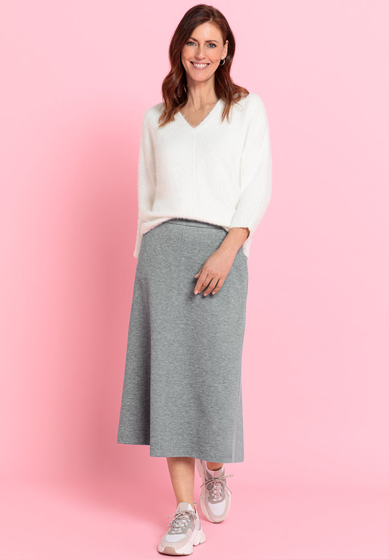 Simplicité Erin Skirt - Iron Melange