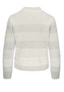 Simplicité Bess Print Cardigan - Grey