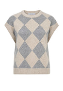 Olly Print Jumper - Beige