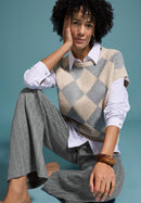 Olly Print Jumper - Beige