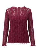Ela Lace shirt - Barolo