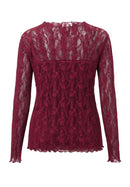 Ela Lace shirt - Barolo