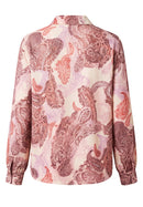 Adina Print Slip Blouse - Red