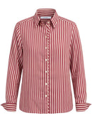 Anina Strips Blouse - Red