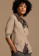 Dita Turtle Neck Jumper - Light Cognac Melange