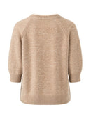 Dita Turtle Neck Jumper - Light Cognac Melange