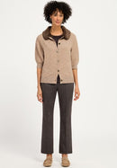 Dita Turtle Neck Jumper - Light Cognac Melange