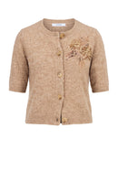 Rene Plain Jumper - Light Cognac Melange