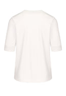 Bloom Sparkle Front Design Shirt - Cream