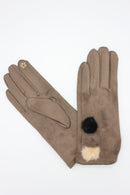 Fur Ball Glove - Brown