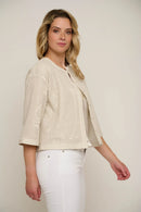 Babette 3/4 Sleeve Jacket - Birch