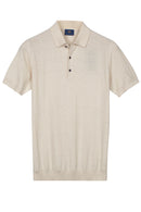 Knitted Polo Shirt - Marshmallow