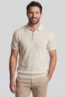 Knitted Polo Shirt - Marshmallow