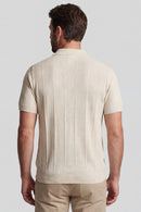 Knitted Polo Shirt - Marshmallow