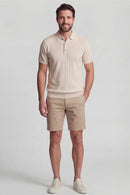 Knitted Polo Shirt - Marshmallow