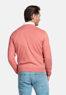 Plain Round Neck Jumper - Apricot