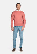 Plain Round Neck Jumper - Apricot