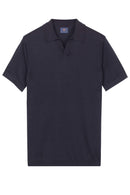 Knitted Polo Shirt - Navy