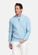1/2 Zip Jumper - Soft Blue
