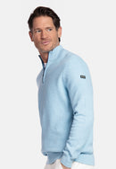 1/2 Zip Jumper - Soft Blue