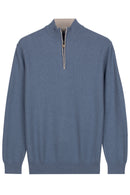 1/2 Zip Jumper - Riviera Blue
