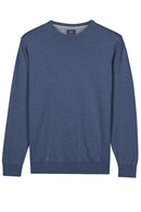 Plain Round Neck Jumper - Cloud Blue