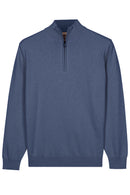 1/4 Zip Jumper - Cloud Blue