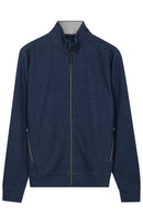 Full Zip Sweatshirt - Deep Denim