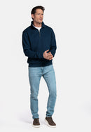 1/2 Zip Sweatshirt - Dark Blue