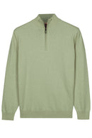 1/4 Zip Jumper - Misty Green Melange