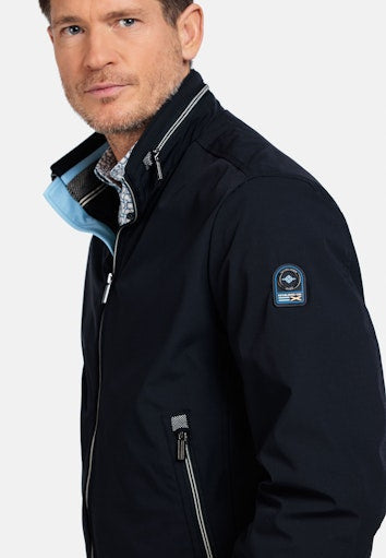 Zipped Jacket - Navy