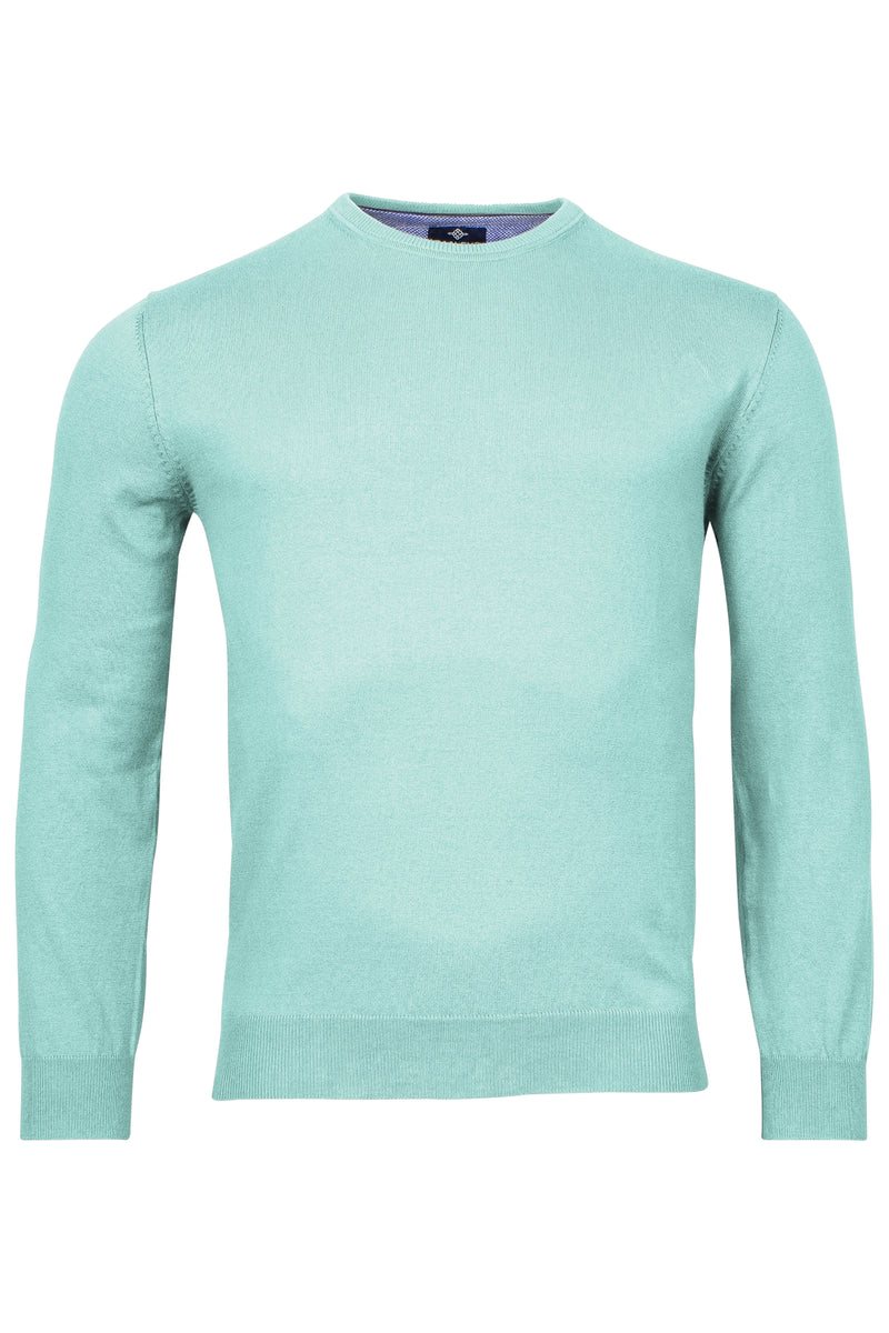 Plain Round Neck Jumper - Bright Cobalt