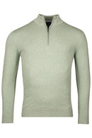 1/2 Zip Jumper - Misty Green Melange